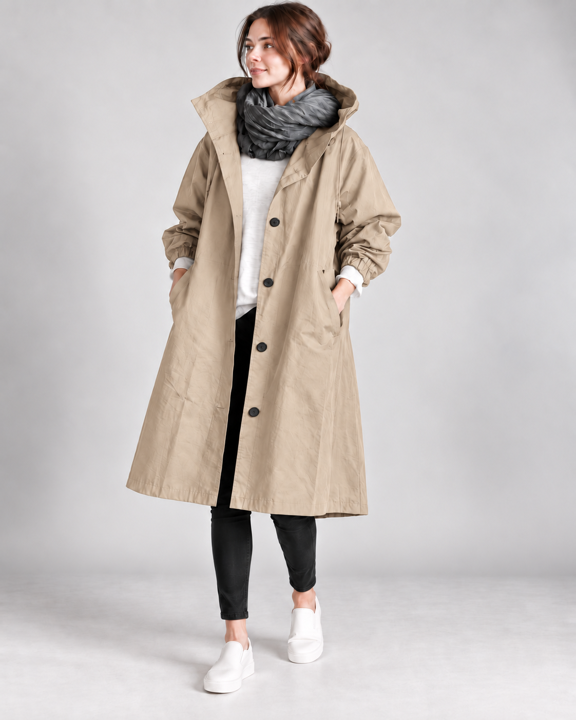 Katrin – Női trench coat örök eleganciával
