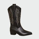 Bőrhatású nyugati cowboy cipők