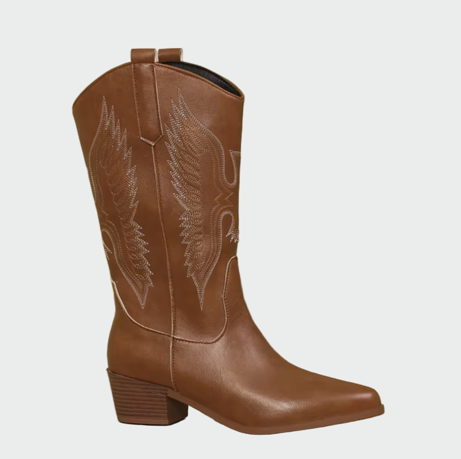 Bőrhatású nyugati cowboy cipők