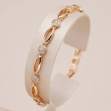 Elegáns Aranyozott Karkötő